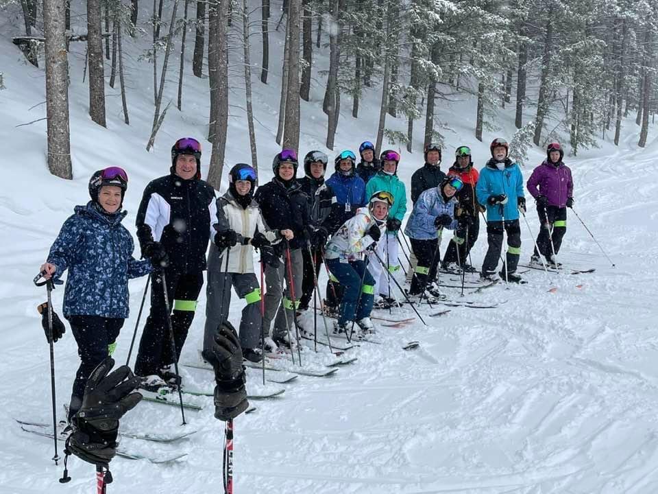 Group on the slopes at Sun Valley